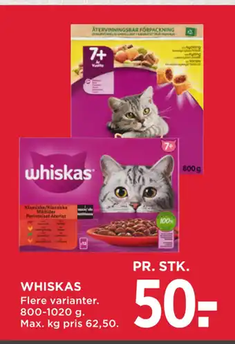 MENY Whiskas tilbud