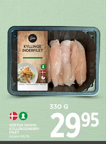 MENY Gestus dansk kyllingeinderfilet tilbud