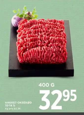 MENY Hakket oksekød 10-14 % tilbud