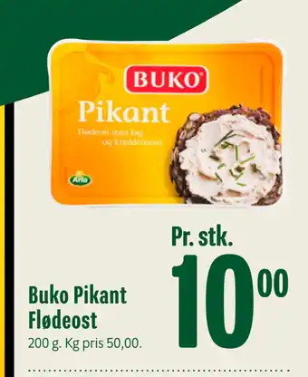 Min Købmand Buko pikant flødeost tilbud