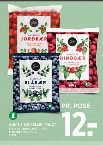 MENY Gestus bær eller frugt tilbud