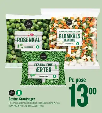 Min Købmand Gestus grøntsager tilbud
