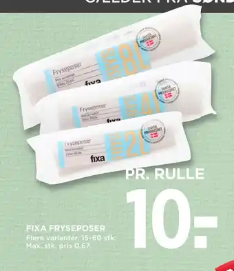 MENY Fixa fryseposer tilbud