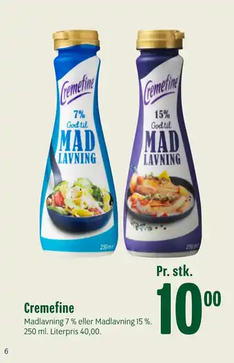 Min Købmand Cremefine tilbud
