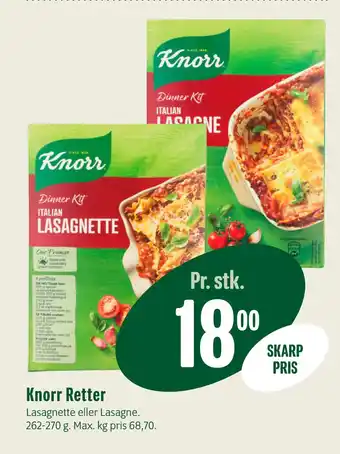 Min Købmand Knorr retter tilbud