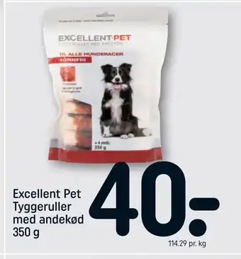 REMA 1000 Excellent pet tyggeruller med andekød 350 g tilbud