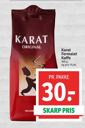 SPAR Karat formalet kaffe tilbud