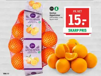 SPAR Gestus appelsiner tilbud