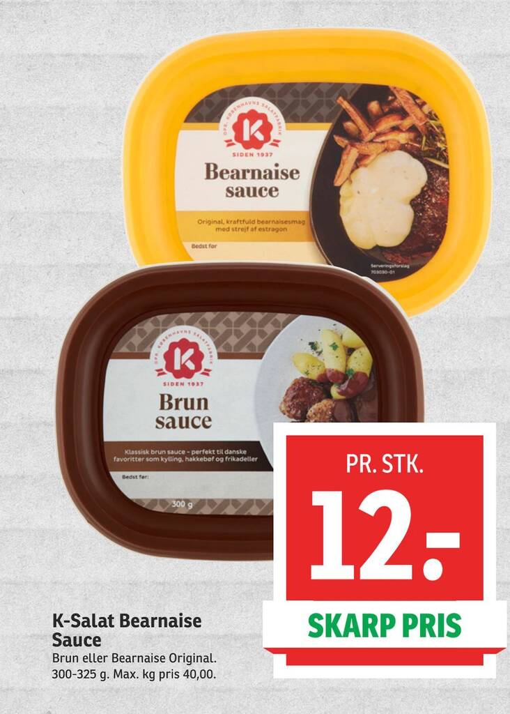Ksalat bearnaise sauce tilbud hos SPAR