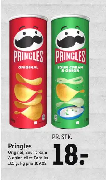 SPAR Pringles tilbud