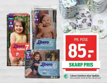 SPAR Libero comfort eller up&go tilbud