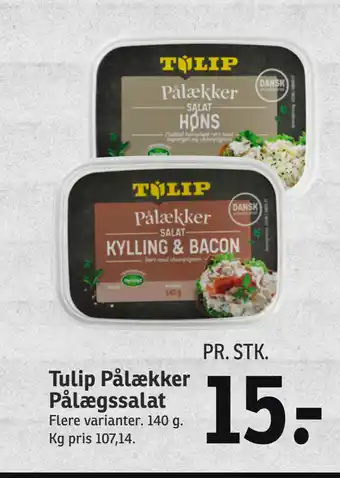 SPAR Tulip pålækker pålægssalat tilbud