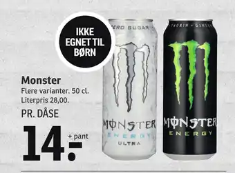 SPAR Monster tilbud
