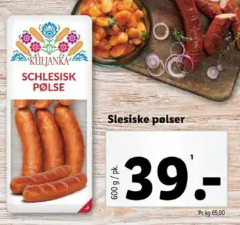 Lidl Slesiske pølser tilbud