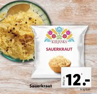Lidl Sauerkraut tilbud