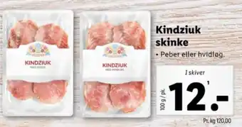 Lidl Kindziuk skinke tilbud