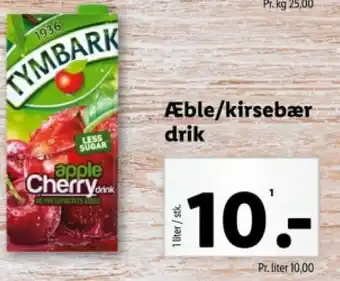 Lidl Æble/kirsebær drik tilbud
