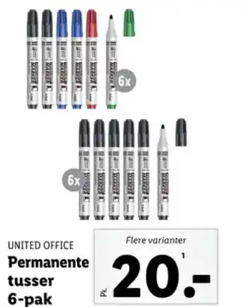 Lidl Permanente tusser 6-pak tilbud