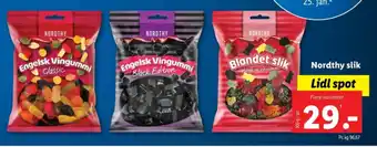 Lidl Nordthy slik tilbud
