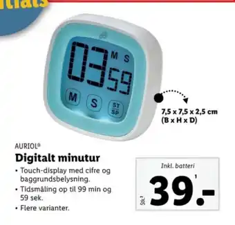 Lidl Digitalt minutur tilbud