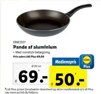 Lidl Pande af aluminium tilbud