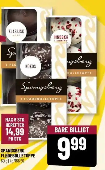 Løvbjerg SPANGSBERG FLØDEBOLLETOPPE tilbud