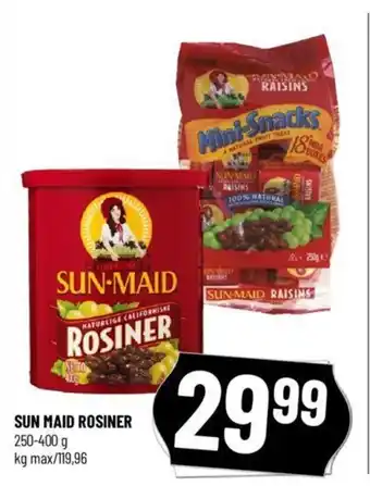 Løvbjerg SUN MAID ROSINER tilbud