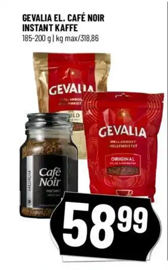 Løvbjerg GEVALIA EL. CAFÉ NOIR INSTANT KAFFE tilbud