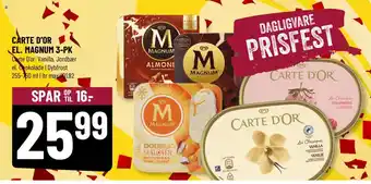 Løvbjerg CARTE D'OR EL. MAGNUM 3-PK tilbud