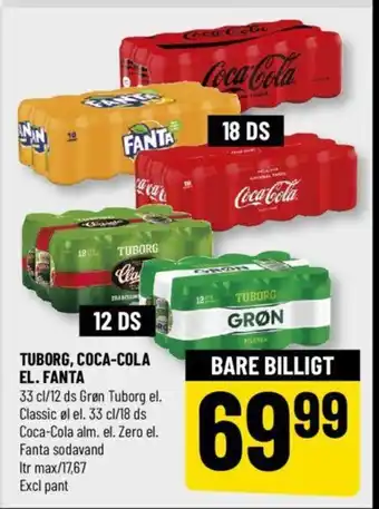 Løvbjerg TUBORG, COCA-COLA EL. FANTA tilbud