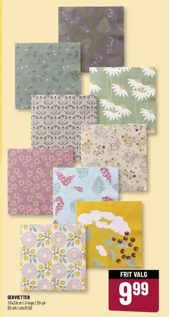 Løvbjerg SERVIETTER tilbud