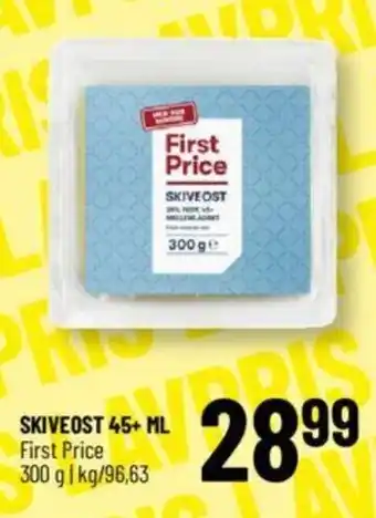 Løvbjerg SKIVEOST 45+ ML tilbud