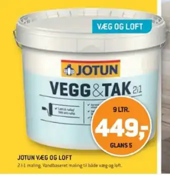 XL-BYG JOTUN VÆG OG LOFT tilbud