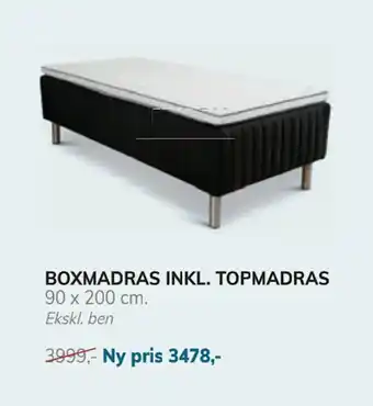 Daells Bolighus Boxmadras inkl. topmadras tilbud