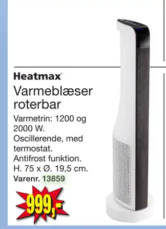Harald Nyborg Varmeblæser roterbar tilbud