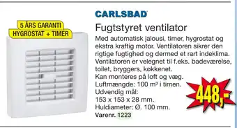 Harald Nyborg Fugtstyret ventilator tilbud