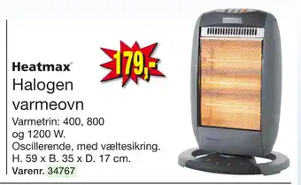 Harald Nyborg Halogen varmeovn tilbud