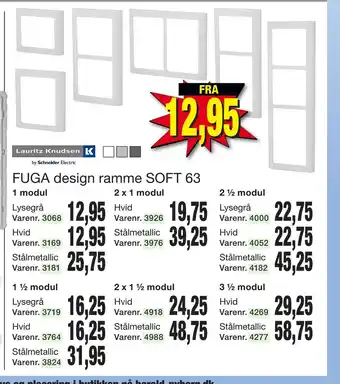 Harald Nyborg Fuga design ramme soft 63 tilbud
