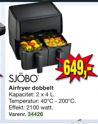 Harald Nyborg Airfryer dobbelt tilbud