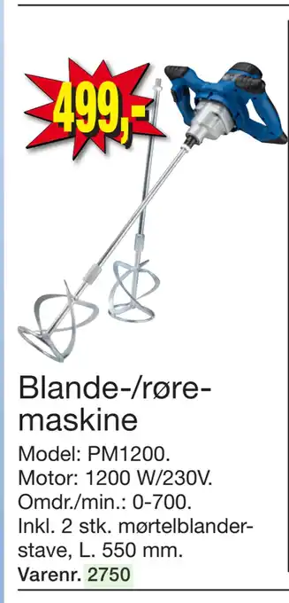 Harald Nyborg Blande-/røremaskine tilbud