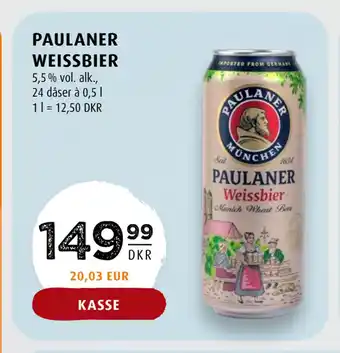 Scandinavian Park Paulaner weissbier tilbud