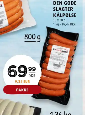Scandinavian Park Den gode slagter kålpølse tilbud