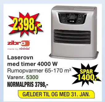 Harald Nyborg Laserovn med timer 4000 w tilbud