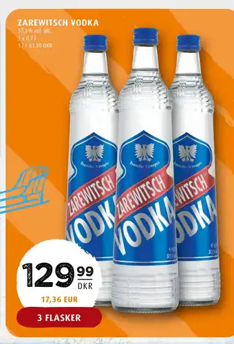 Scandinavian Park Zarewitsch vodka tilbud
