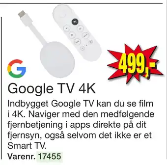 Harald Nyborg Google tv 4k tilbud