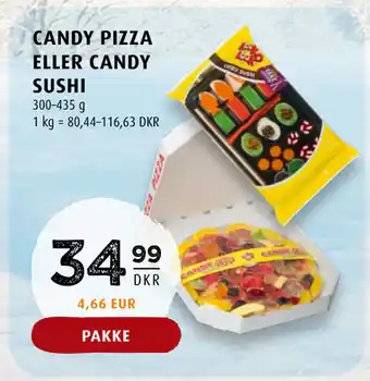 Scandinavian Park Candy pizza eller candy sushi tilbud
