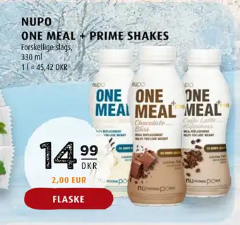Scandinavian Park Nupo one meal + prime shakes tilbud