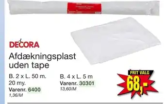 Harald Nyborg Afdækningsplast uden tape tilbud