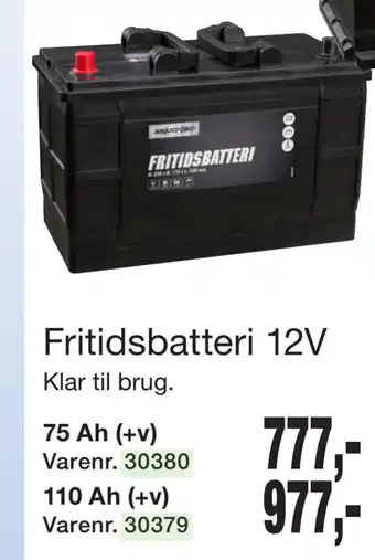 Harald Nyborg Fritidsbatteri 12v tilbud
