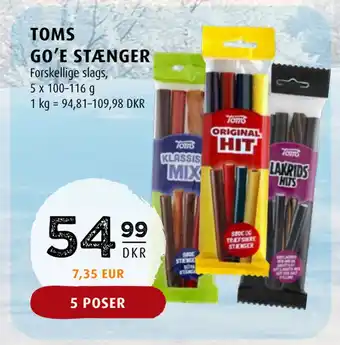 Scandinavian Park Toms go’e stænger tilbud